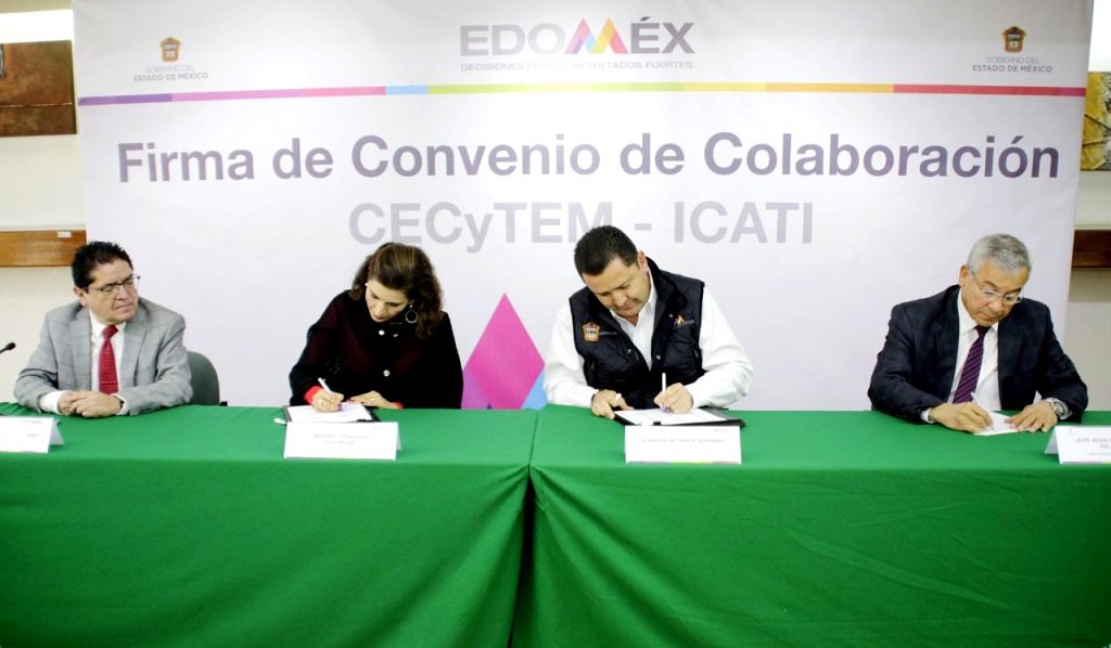 El GEM fortalece la educación dual mediante un convenio de colaboración entre El CECyTEM y El ICATI