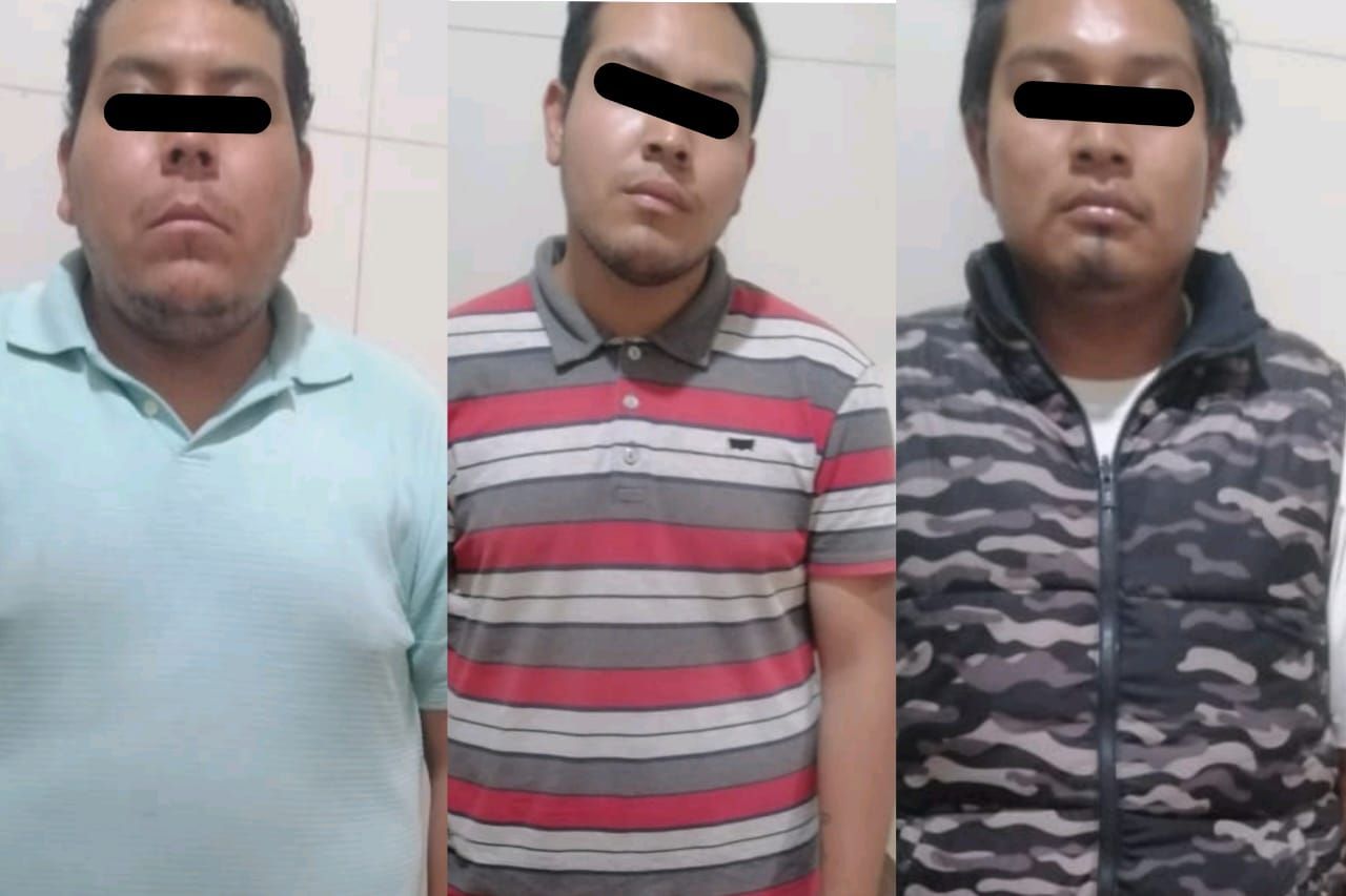 Abrieron boquete para robar una casa de 
Ecatepec; pertenecían a una organización de taxistas