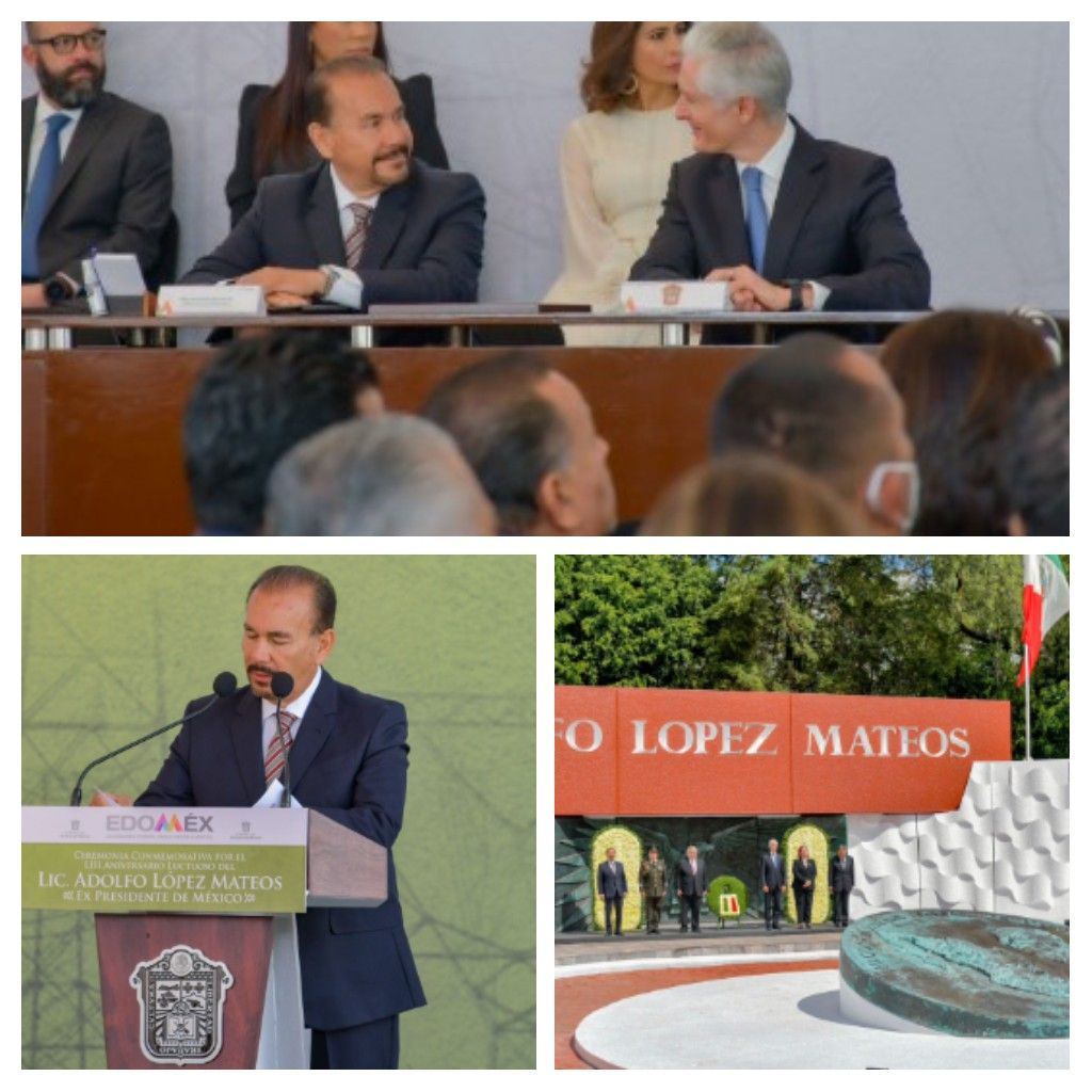 Pedro Rodríguez Villegas:
 Conmemoró la ceremonia por el LII Aniversario
Luctuoso del expresidente Adolfo López Mateos