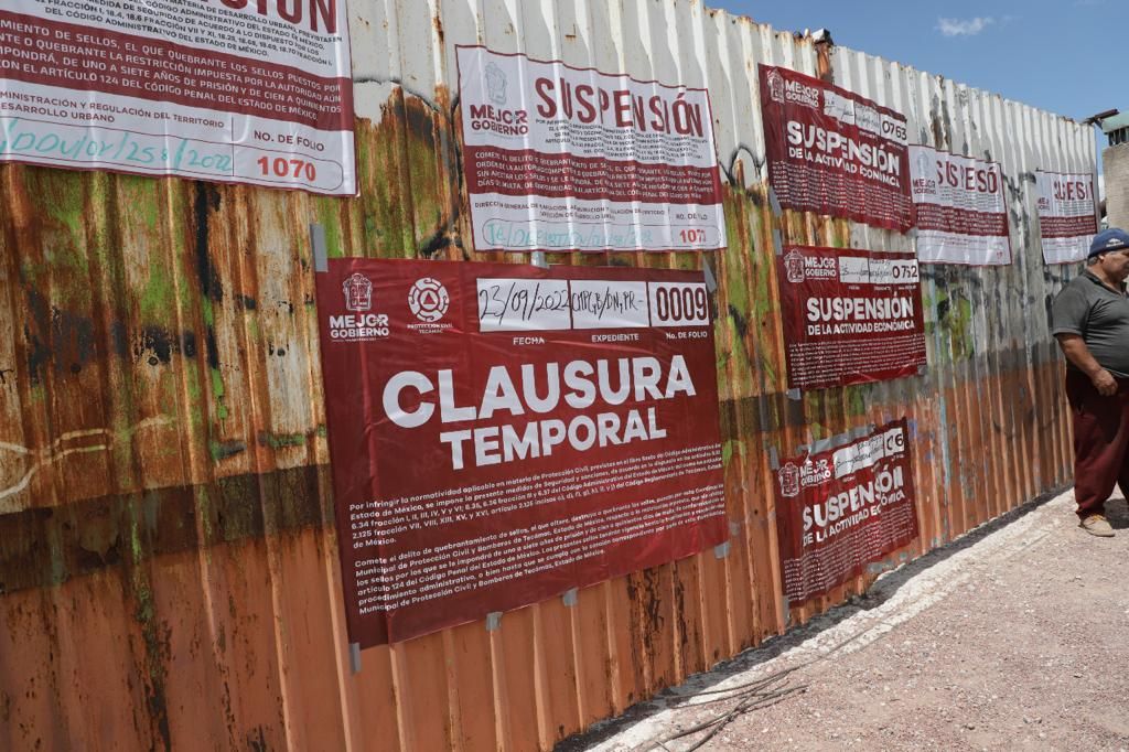  Suspende Operaciones dMina que era Utilizada como Depósito de Basura en Tecámac