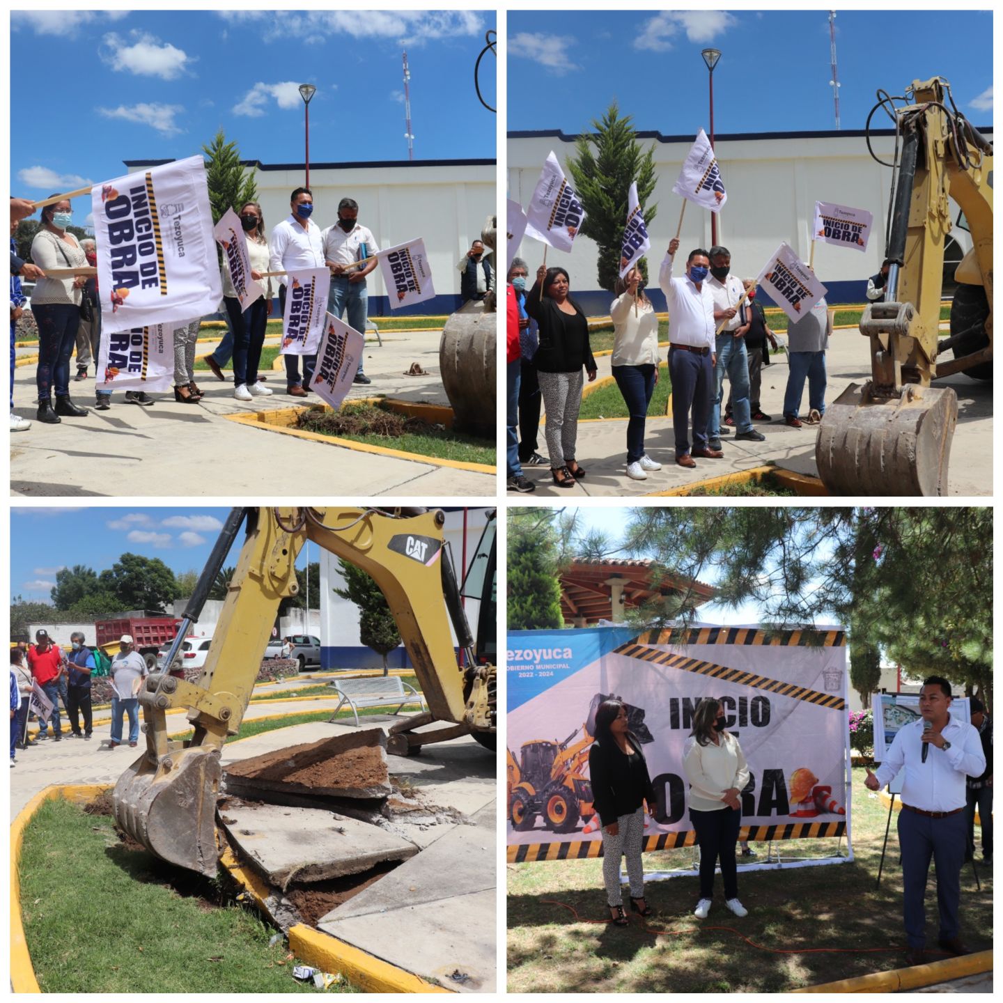 Remodelaran la plaza Bicentenario de Tezoyuca :Edgar Morales 