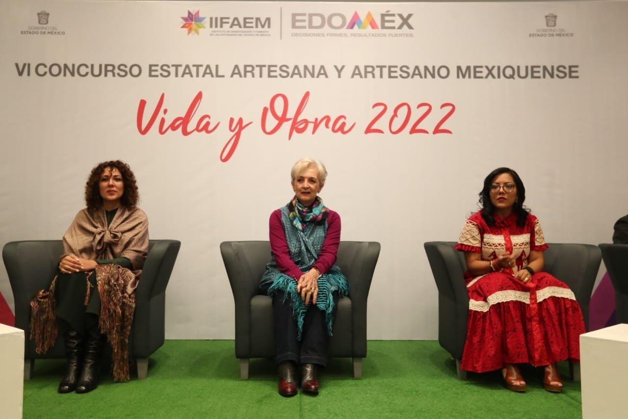 Premian a Ganadores del VI Concurso Estatal
Artesana y Artesano Mexiquense ’Vida y Obra 2022’.