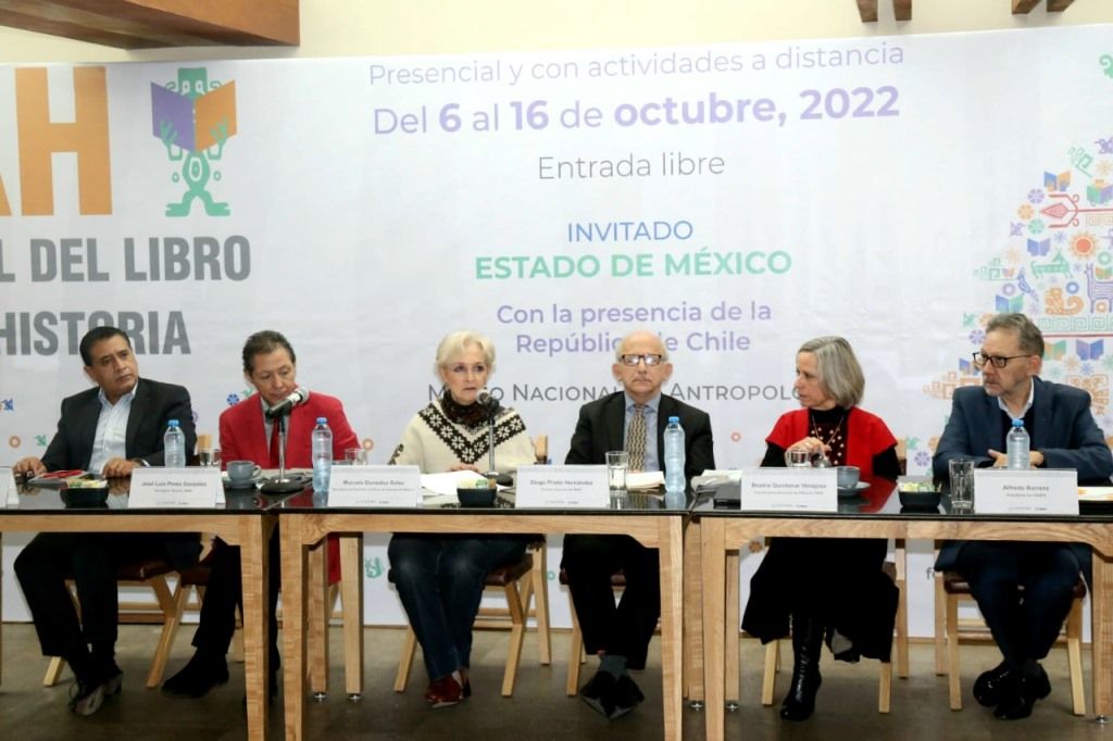 El Edoméx participa como invitado especial en la Feria Internacional del Libro de Antropología e Historia 2022
