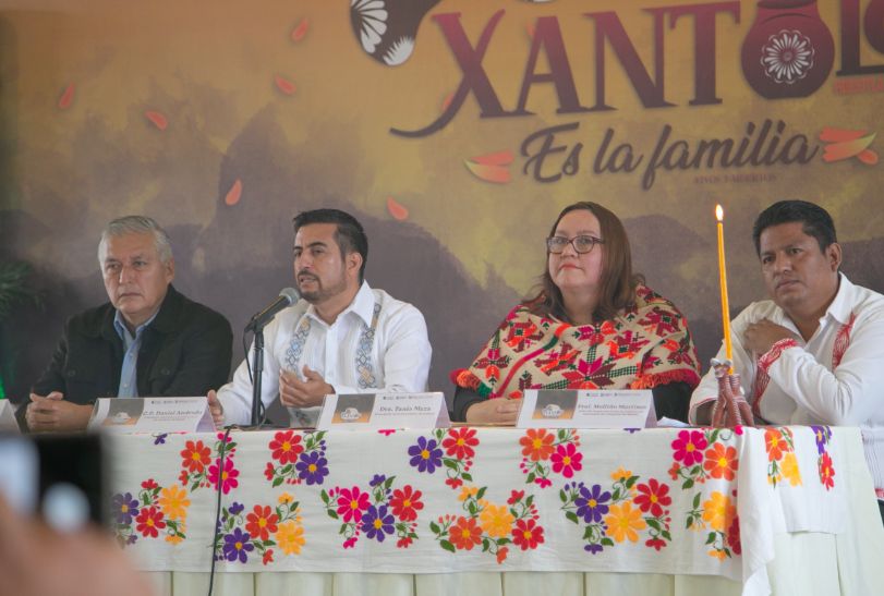 Presentan Secretaría de Cultura y gobierno de Huejutla actividades del Xantolo 2022 