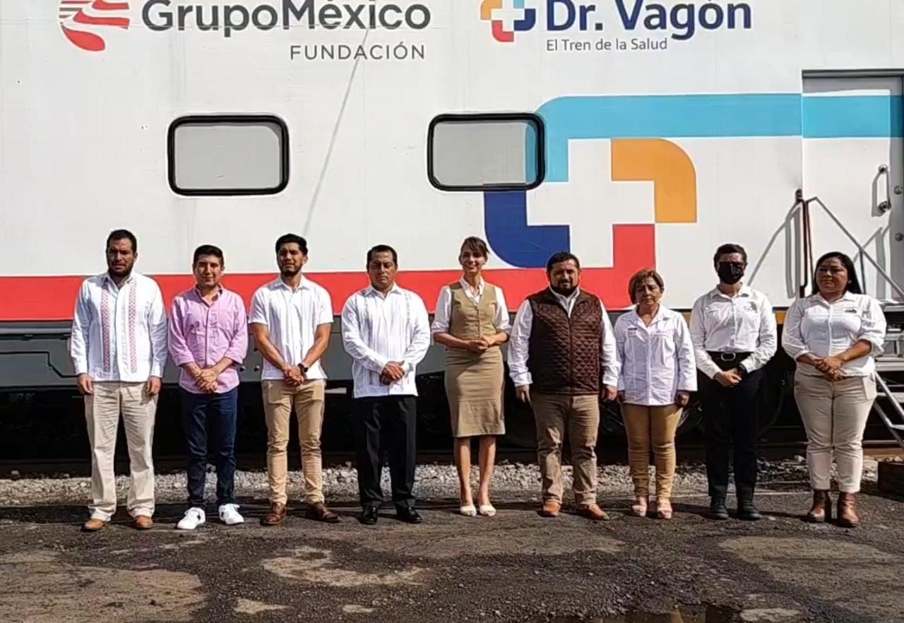 Reciben autoridades municipales a Dr. Vagón El Tren de la Salud
