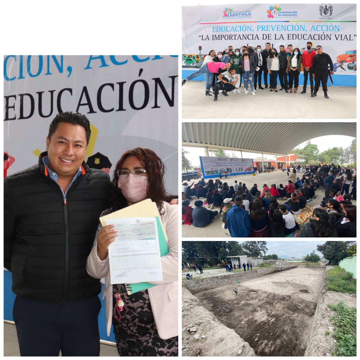 El Alcalde Edgar Morales destacó programa de educación , prevención y acción ,en diferentes escuelas de Tezoyuca 