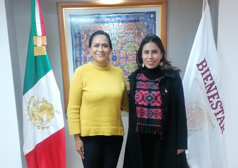 Simey Olvera se reunió con la secretaria de Bienestar del Gobierno de México