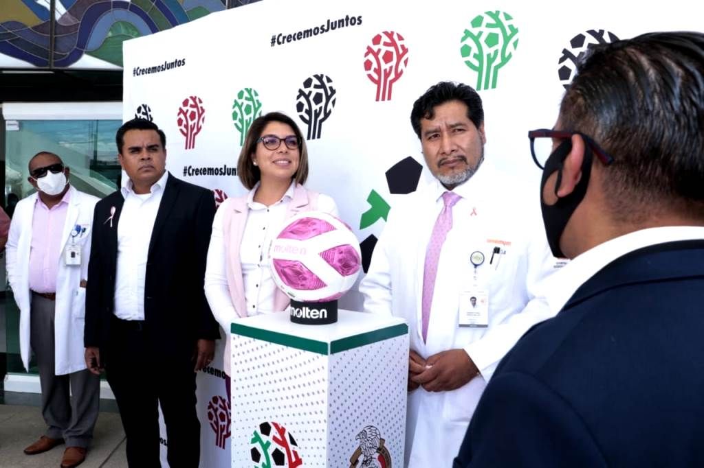 El ISSEMyM y Liga TDP realiza campaña de concientización contra el cáncer de mama