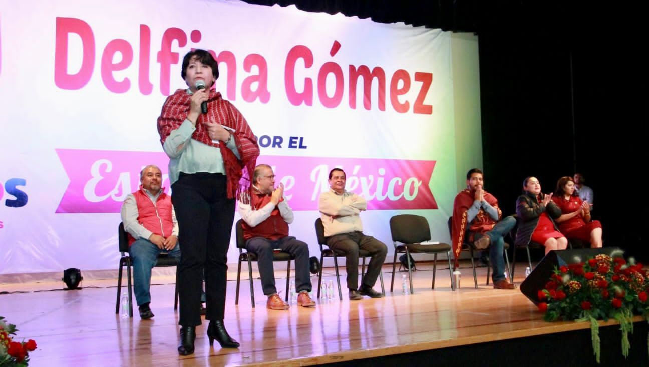 Delfina Gómez sumó el apoyo de miles de simpatizantes de la Asociación Política Unidos por un Mejor 