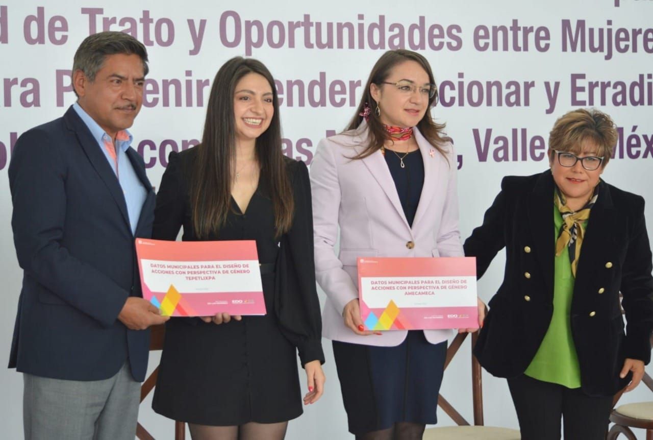 Entrega GEM Diagnósticos del Atlas de
Género a los 125 Municipios Mexiquenses.