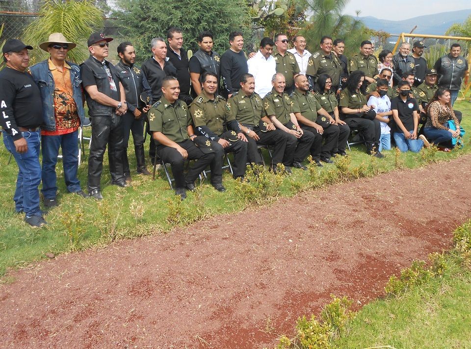 5° aniversario del escuadrón Texcoco de la Federación de Policías y Oficiales Motociclistas