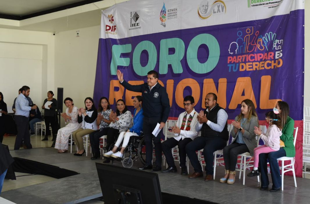 Congreso de Hidalgo realiza cuarto Foro de Consulta a Personas con Discapacidad en Ixmiquilpan