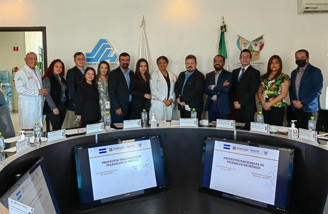 Secretaría de Salud de Hidalgo expone proyecto de Telemedicina ante Ministerio de Salud de El Salvador