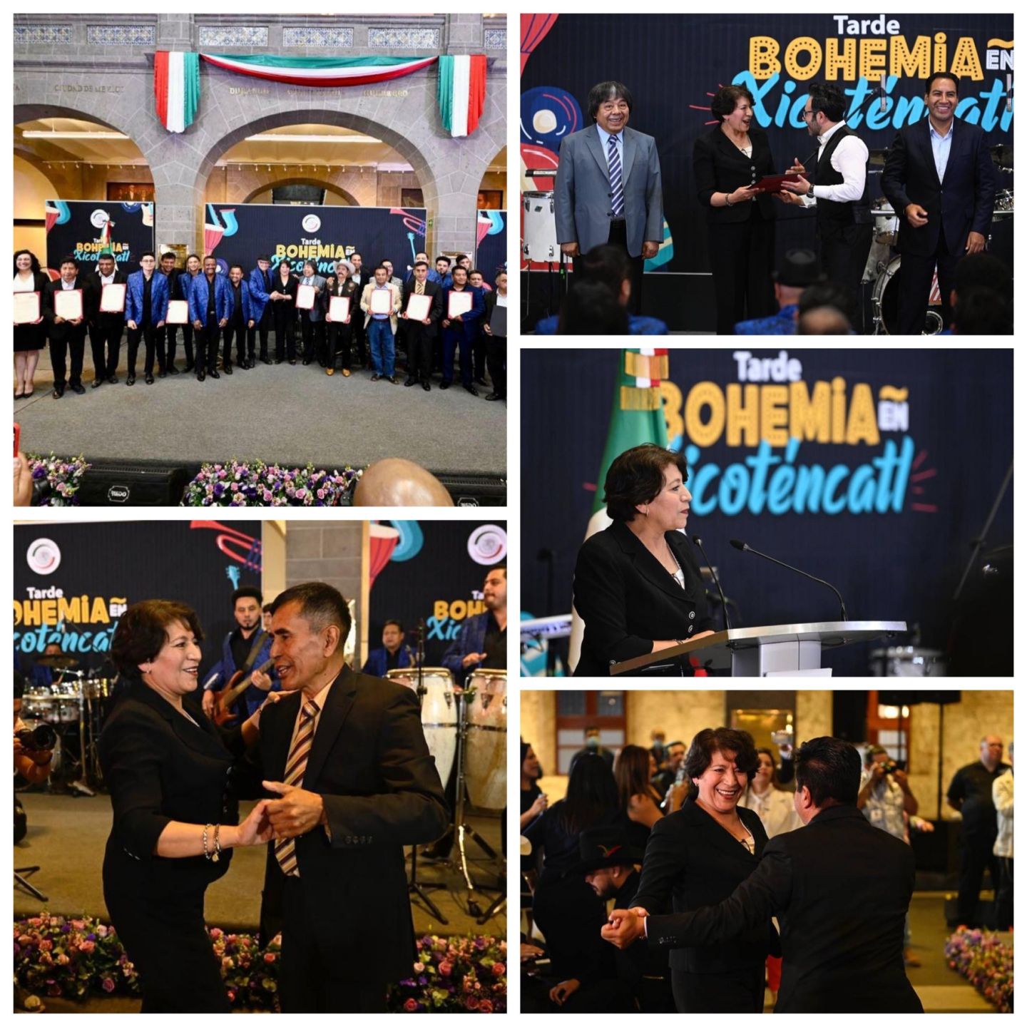 En la ’Tarde Bohemia en Xicoténcatl’, senadores rindieron un reconocimiento a músicos mexiquenses 
