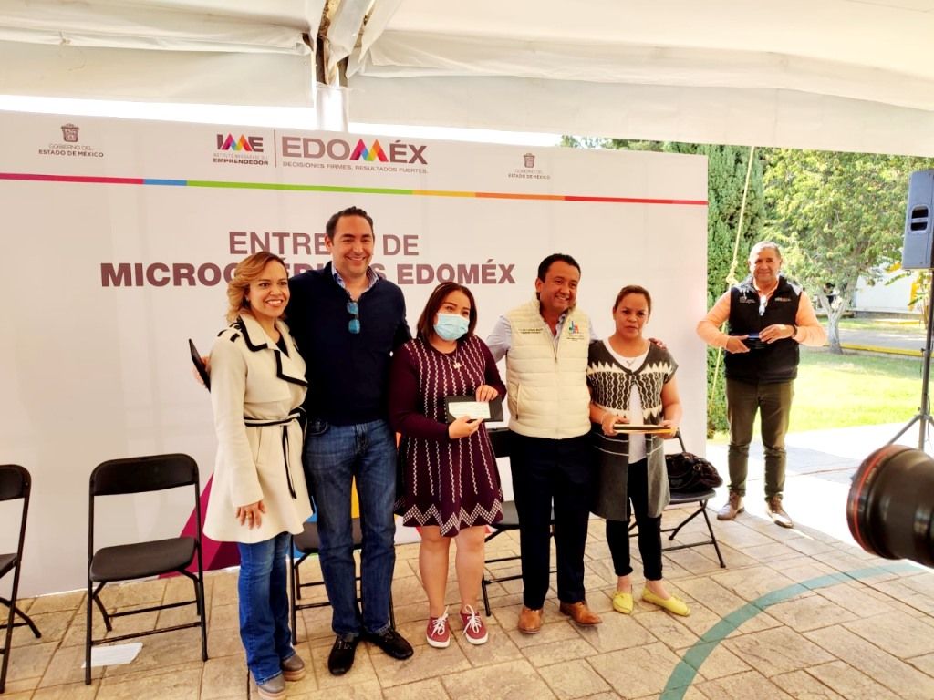 El GEM entrega microcréditos a MIPYMES de la región Cuautitlán, Tultepec, Coacalco y Tultitlán