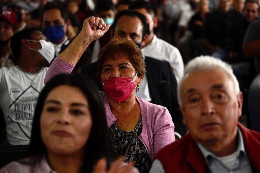 ’Si el presidente no se cansa, nosotros tampoco’; Delfina Gómez escucha propuestas de habitantes de Tenancingo y Malinalco