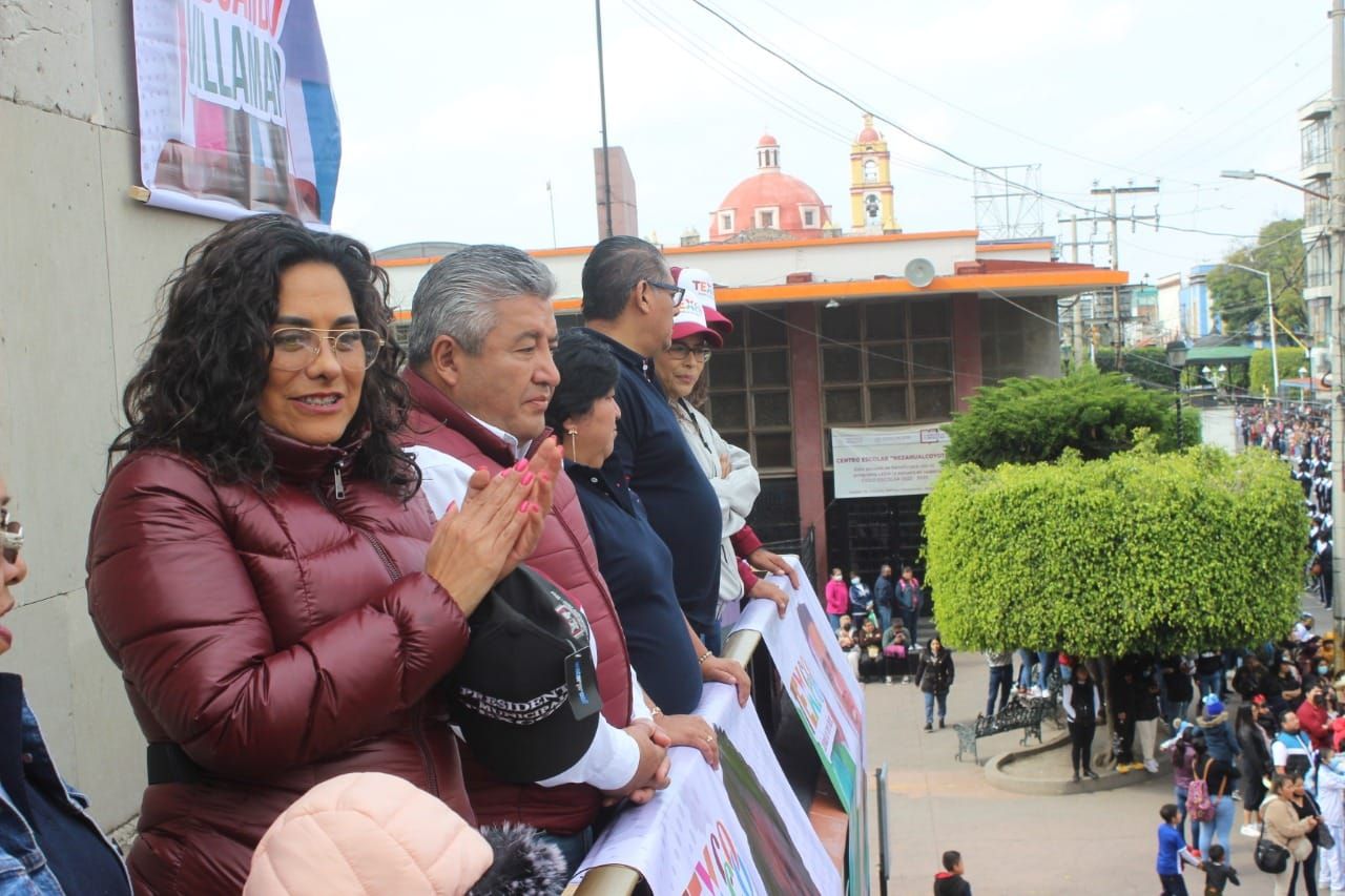 Texcocanas y Texcocanos Presentes en el Desfile
del CXII Aniversario de la Revolución Mexicana.