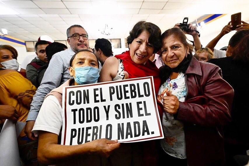 ’Si el presidente no se cansa, nosotros tampoco’; Delfina Gómez escucha propuestas de habitantes de Tenancingo y Malinalco
Tenancingo, Estado de México. 
