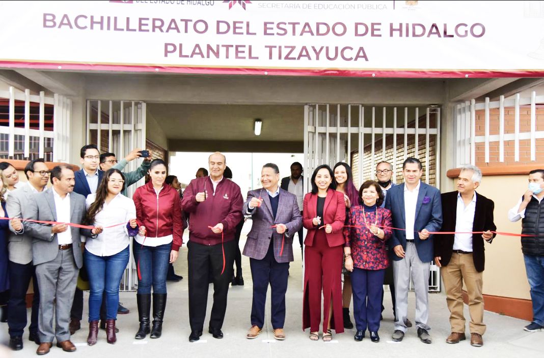 Inaugura Julio Menchaca plantel del Bachillerato de Hidalgo en Tizayuca