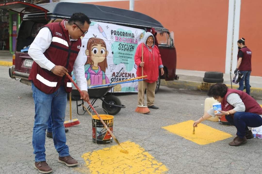 Lleva Azucena Cisneros jornadas de Escuela Segura a planteles de Ecatepec