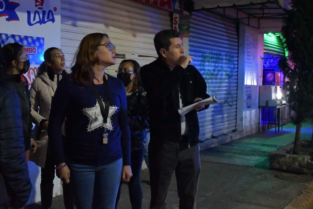 Realizan Caminata Nocturna para Identificar Riesgos para las Mujeres de Nezahualcóyotl 