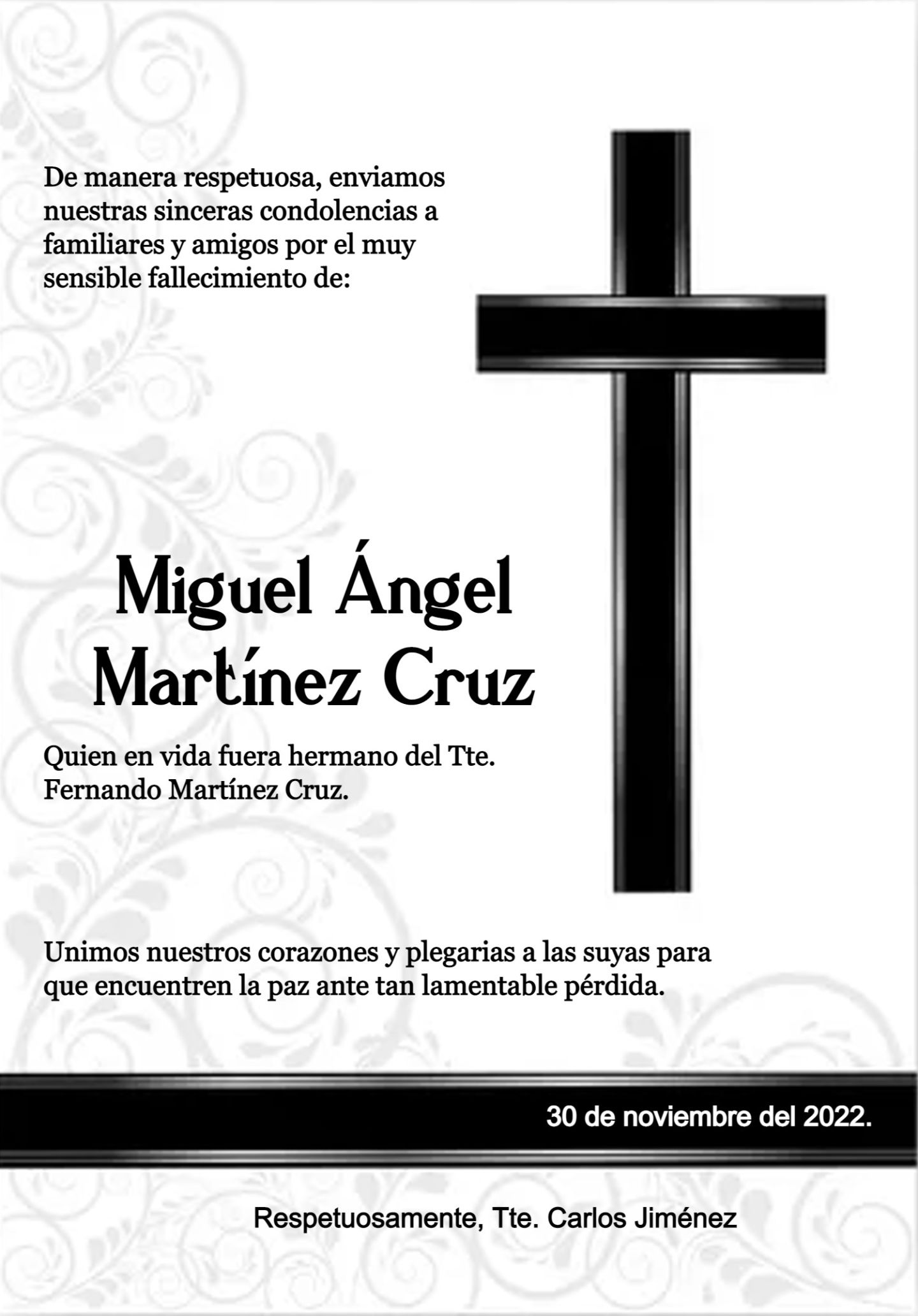 Miguel Ángel Martínez Cruz