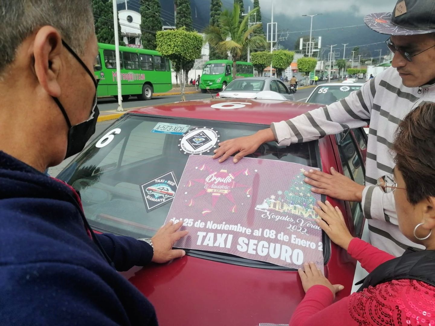 Funciona "taxi seguro" en Nogales Veracruz 
