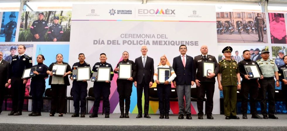 Alfredo del Mazo afirma que a cinco años de iniciar la actual administración hoy el Estado de México tiene una policía más preparada para combatir a la delincuencia 