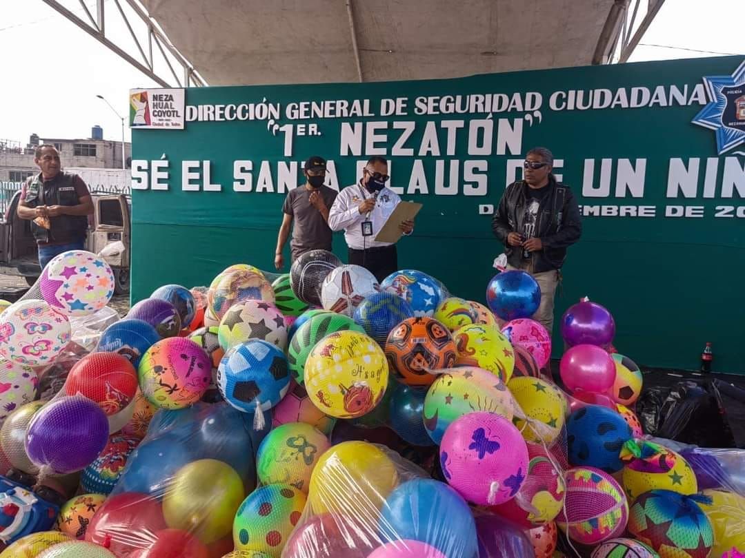 Buscan Recolectar más de 6 mil Juguetes Para Niños y Niñas de
Escasos Recursos de Nezahualcóyotl Durante el Nezatón 2022.