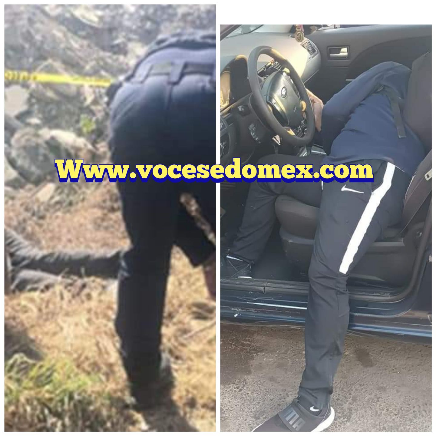 CJNG ejecutan a tres hombres y dejan narco mensaje en Valle de Chalco. 