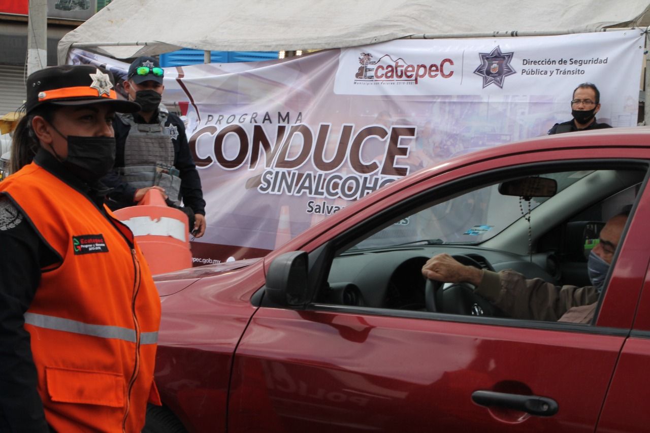 Ecatepec arresta a más de mil personas por conducir en estado de ebriedad en 2022
