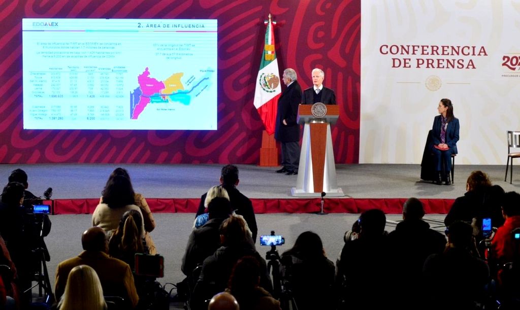 Alfredo del Mazo indica que el Tren Interurbano beneficiará a los habitantes de los Valles de Toluca y México al mejorar la movilidad y el reordenamiento urbano