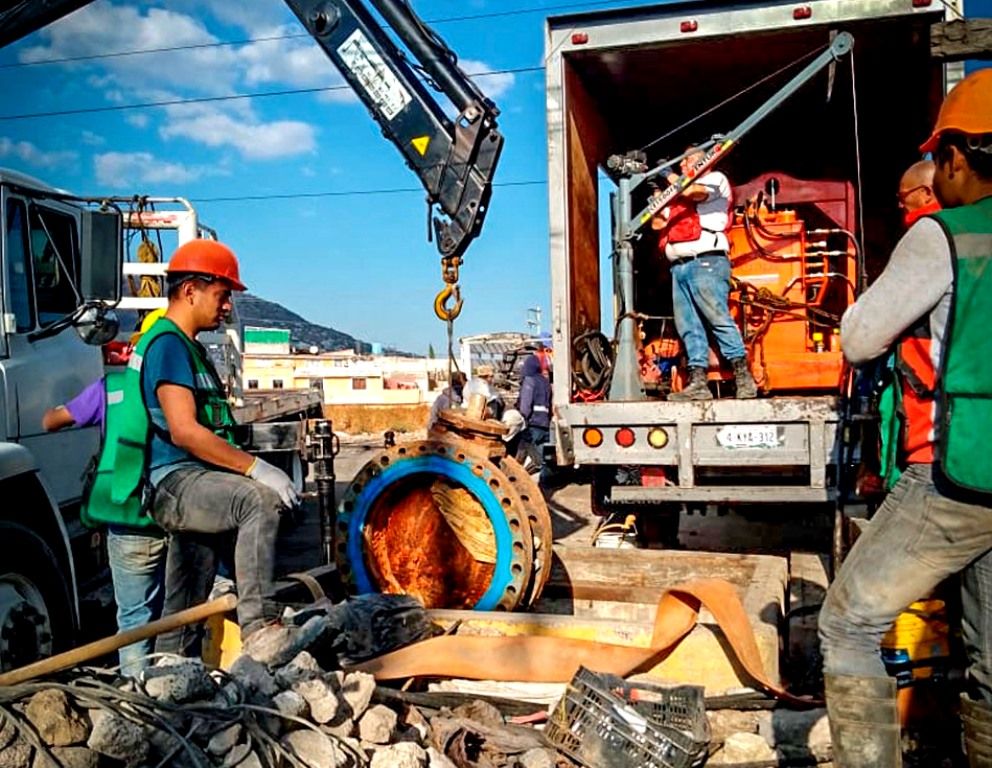 La CAEM concluye trabajos de mantenimiento en las derivaciones Benito Juárez y Neza Oriente del Macrocircuito