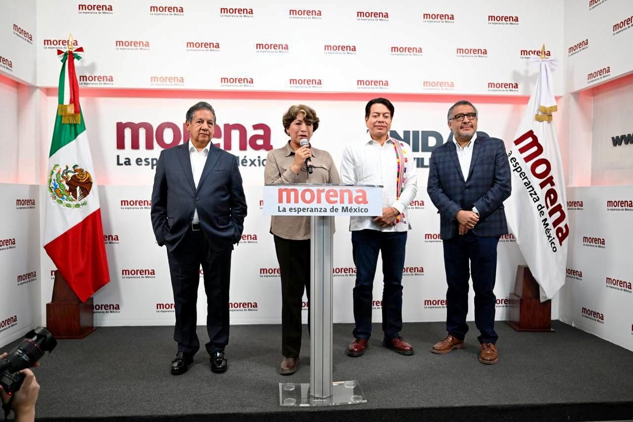 Delfina Gómez precandidata única de MORENA a la gubernatura del Edoméx 