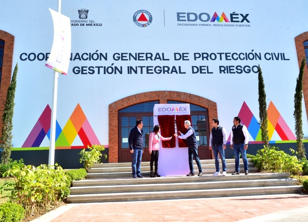 Alfredo del Mazo inaugura El Multideportivo de Protección Civil del Edoméx para fomentar la Integración y la Unidad de los cuerpos de emergencia
