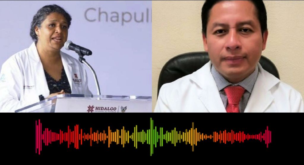 Con prepotencia y altanería, Secretaria de Salud en Hidalgo y su particular se dirigen a personal (AUDIO)