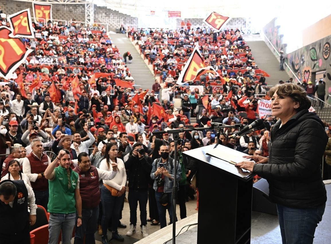 Delfina Gómez será la primera mujer en acabar con  el autoritarismo y el cacicazgo que impera en el Estado de México: PT