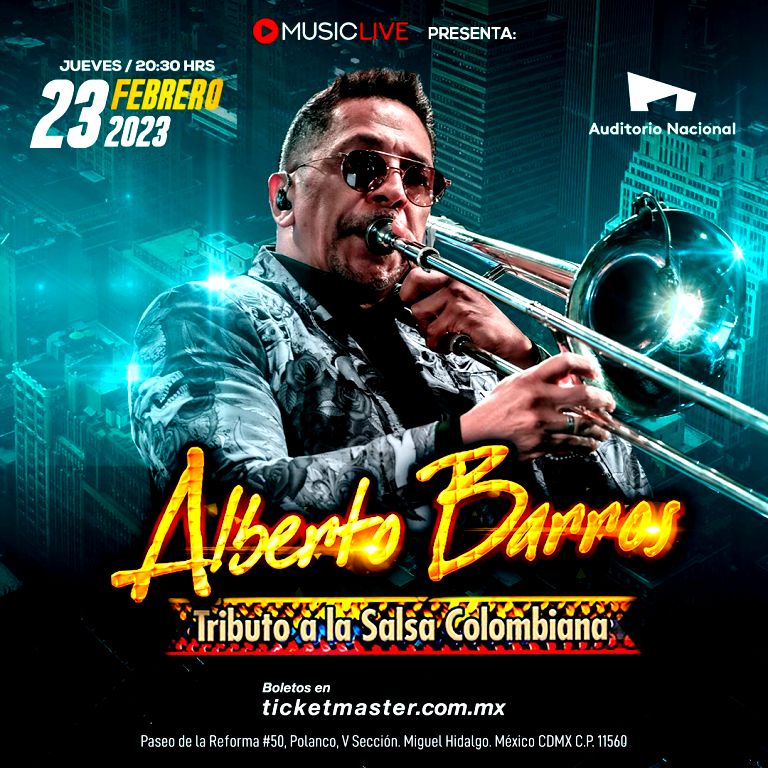 Alberto Barros regresa este jueves 23 de febrero al Auditorio Nacional para rendir homenaje a La Salsa Colombiana