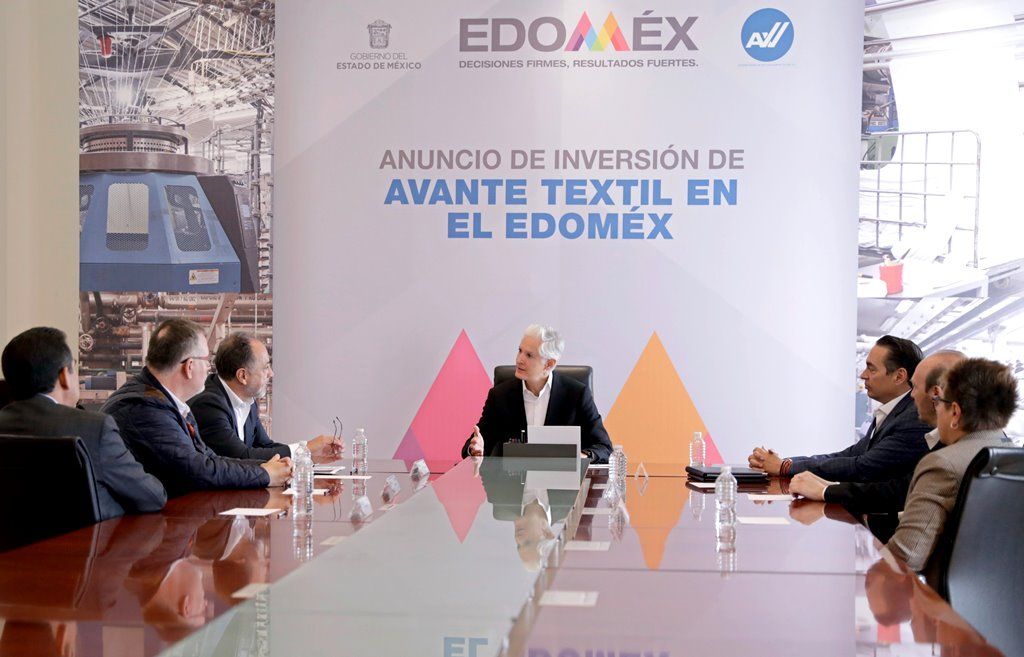 Alfredo del Mazo anuncia inversión de 10 mdd que Avante Textil destinará a su nueva planta en el Estado de México