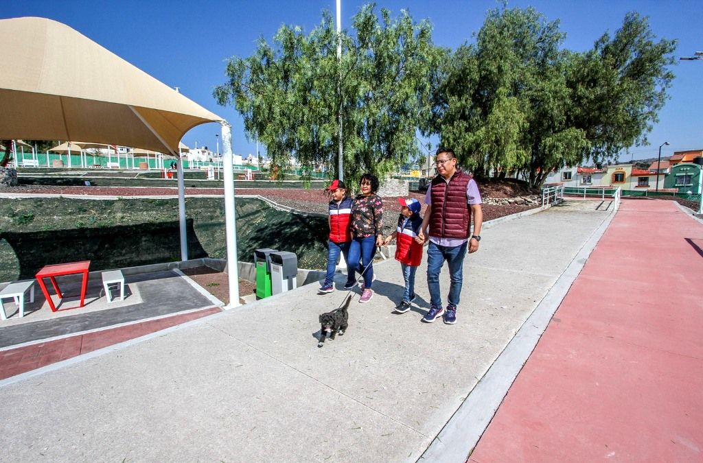 El Parque Recreativo Huehuetoca tiene áreas para las familias y mascotas 