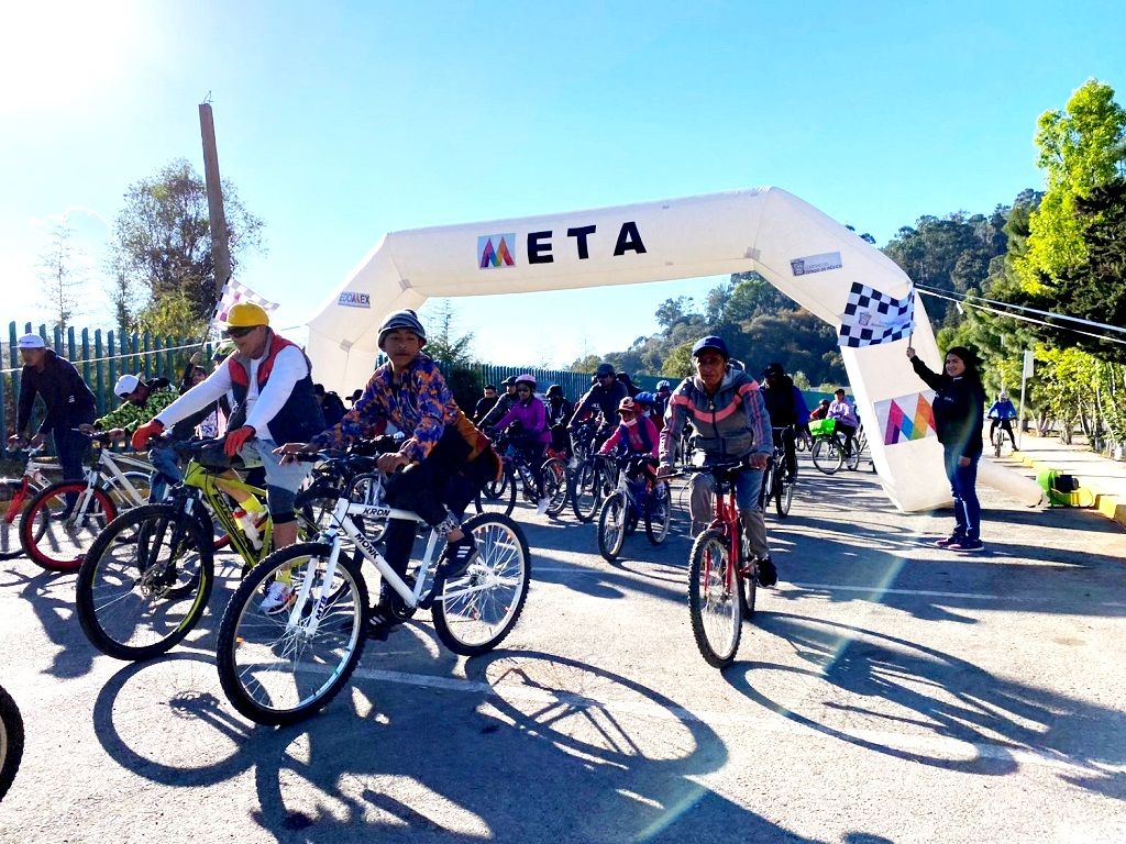 Participan pedalistas de todas las edades en inicio de Rodada Edoméx 2023 