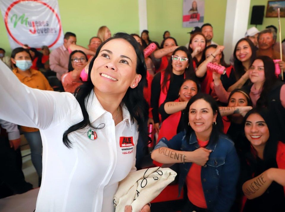 Veo un PRI unido, sólido, firme y valiente: Alejandra Del Moral