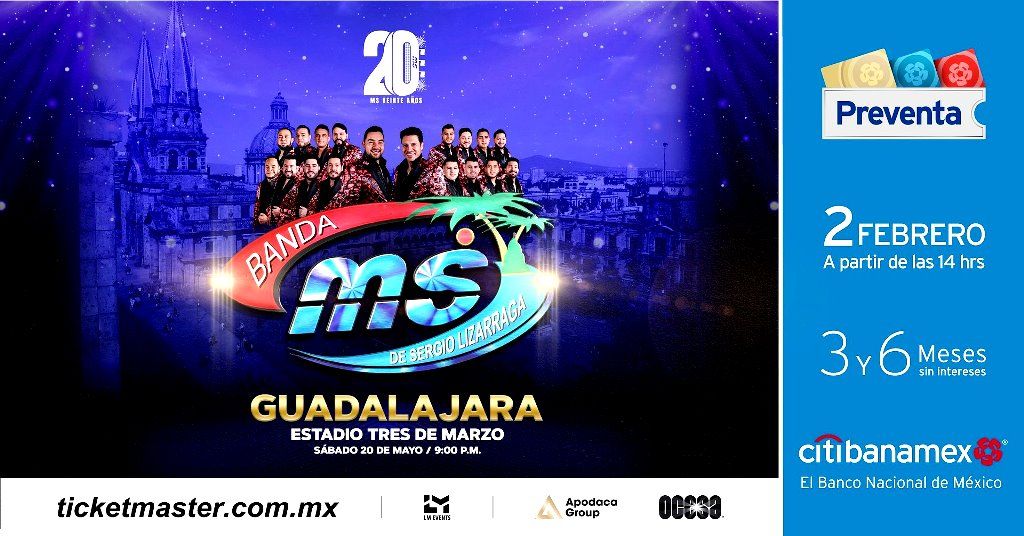 La Banda MS anuncia importante gira de Estadios con la que festejará 20 años de trayectoria artística