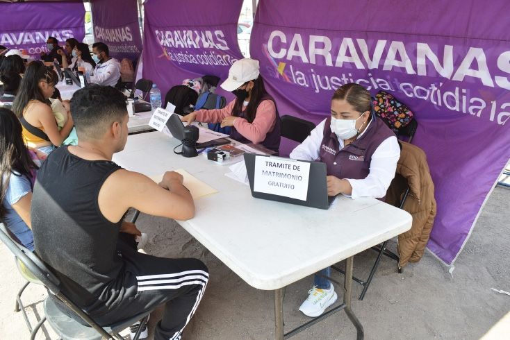 Llegan Caravanas por la Justicia Cotidiana a Chimalhuacán 