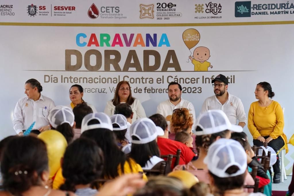 CARAVANA DORADA une a los veracruzanos en la lucha contra el cáncer infantil
