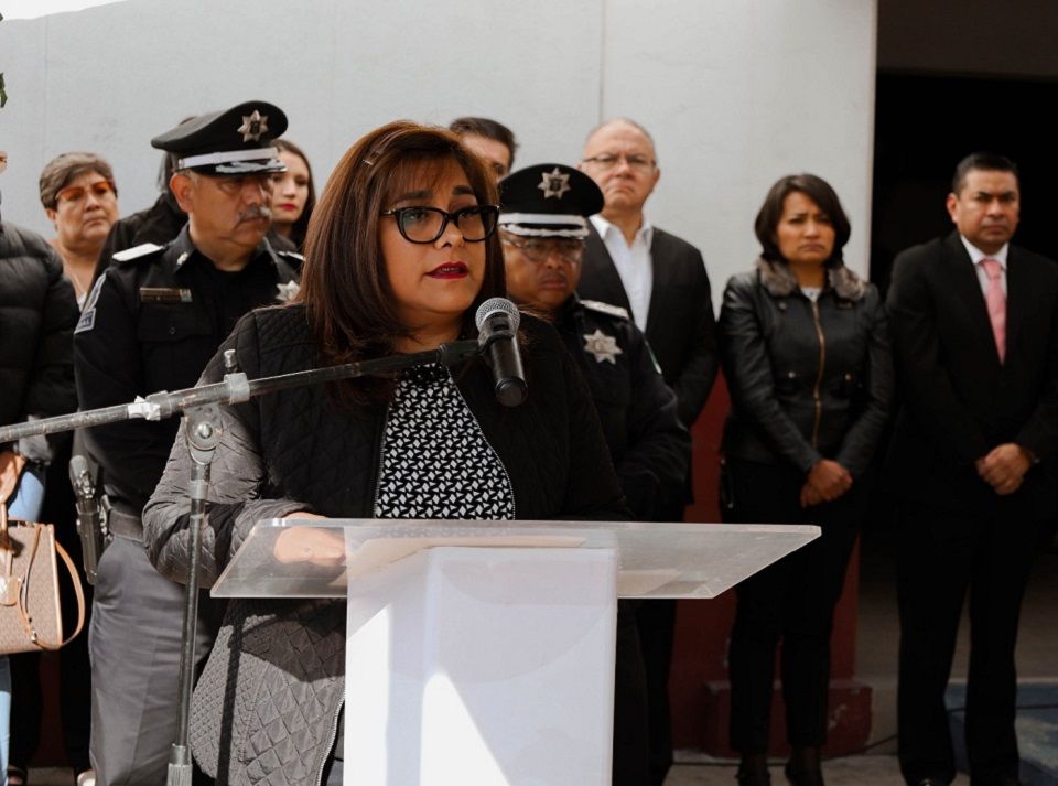Despiden a Policías en Texcoco con un respetuoso homenaje