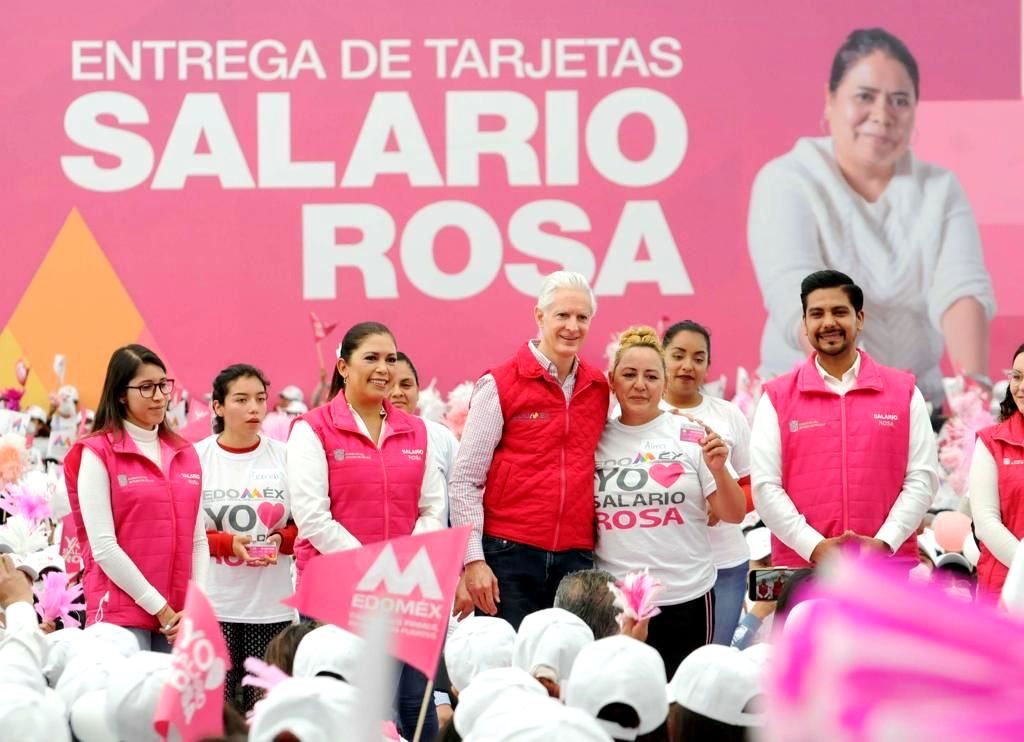Alfredo del Mazo indica que el Salario Rosa ofrece capacitaciones para que las mujeres emprendan sus negocios