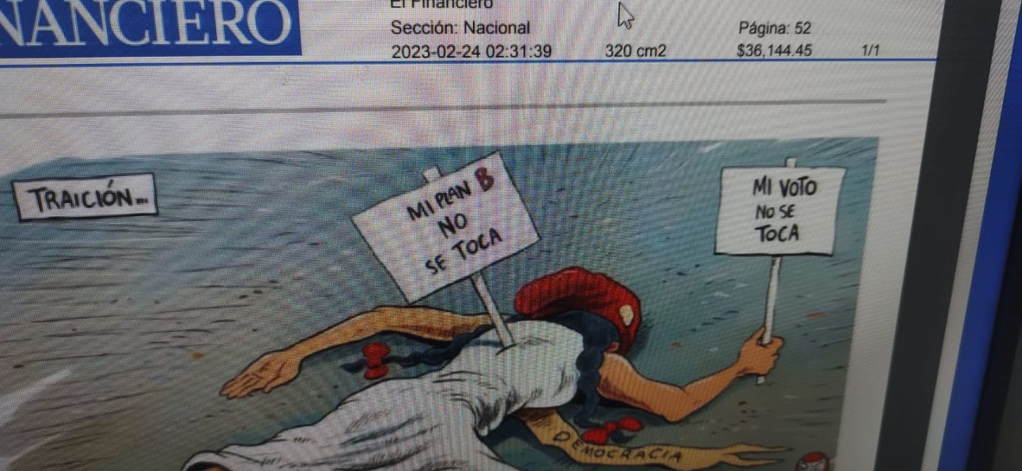 #El cartón de hoy publicado en El Financiero