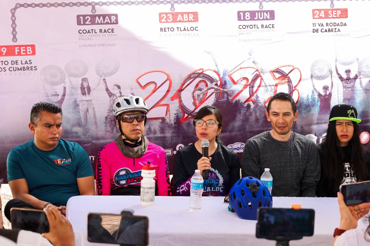 Presentan  el calendario del serial de ciclismo 2023 en Texcoco 