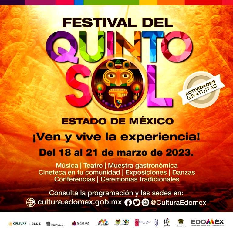 La Secretaría de Cultura y Turismo invita a participar en El Festival del Quinto Sol